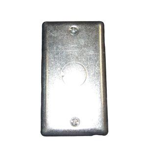 RACO 5016900861 Single Gang Blank Wallplate with Knock Out